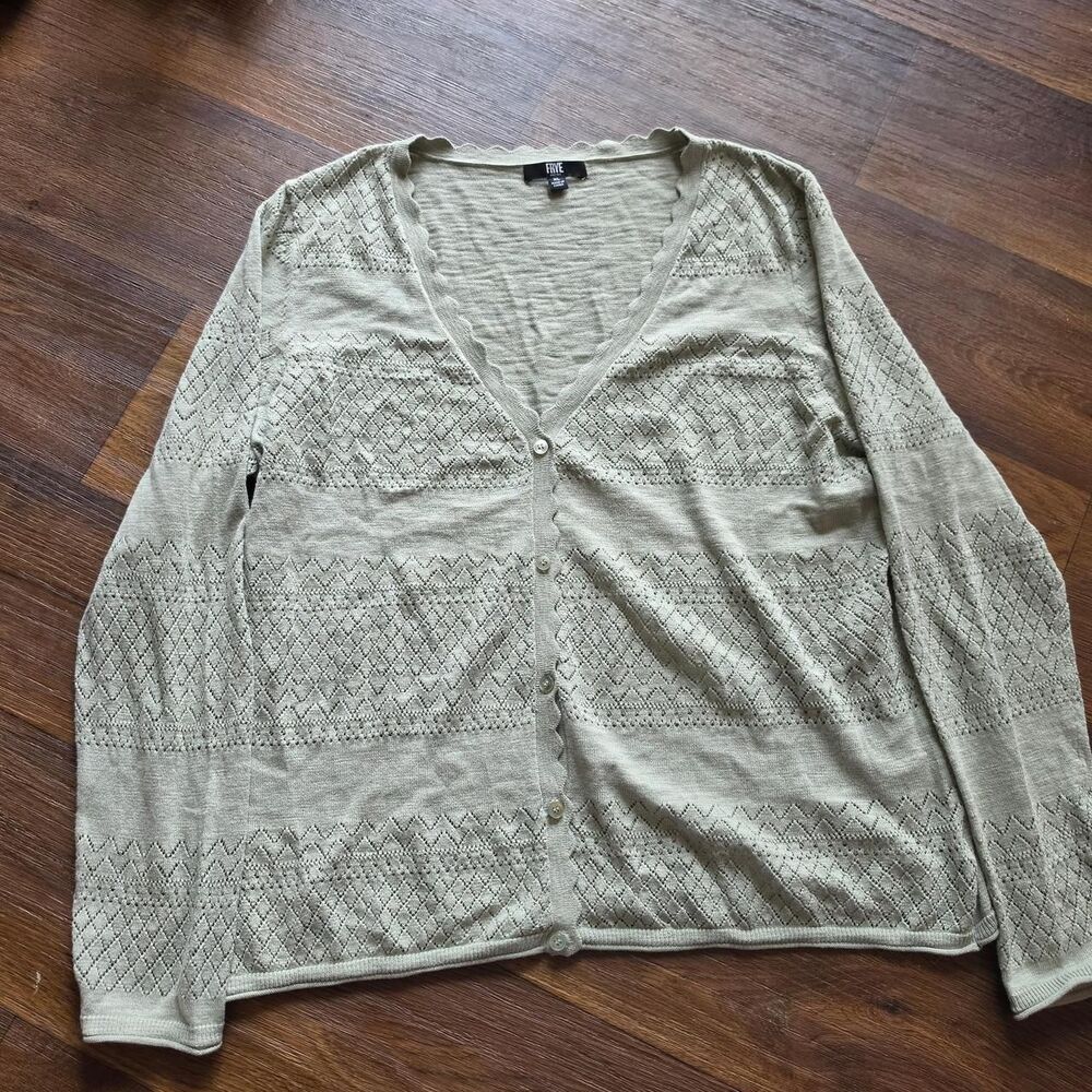 Frye Women's Green Cardigan